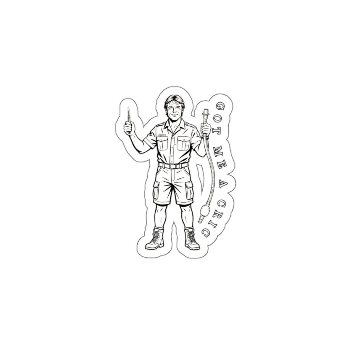 STEVE IS KING Sticker